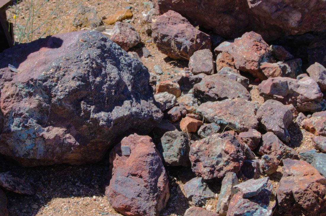 Rocky terrain with various sized stones